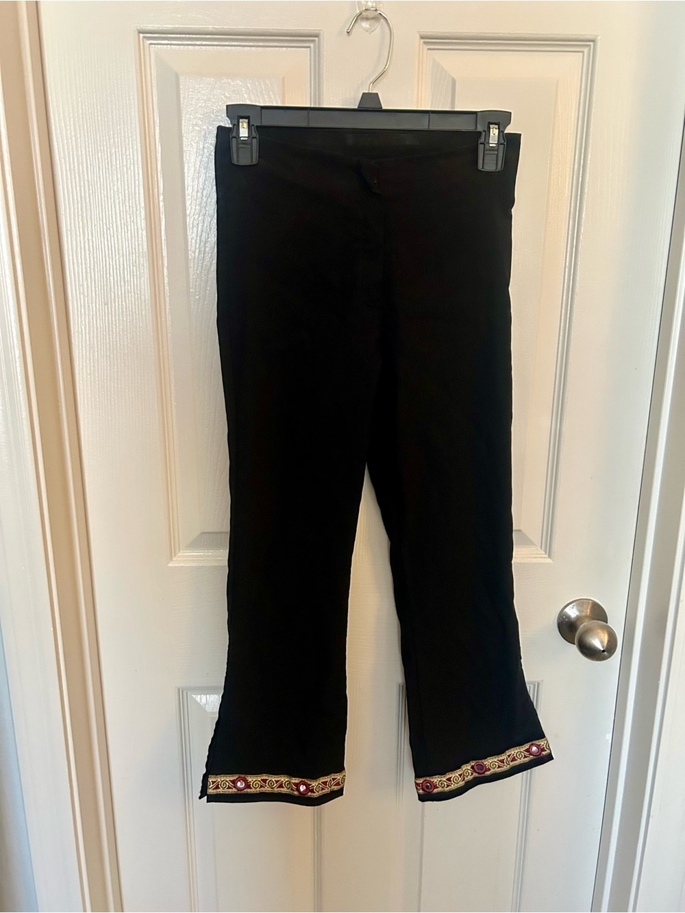 Megan De Toi Embroided Capris